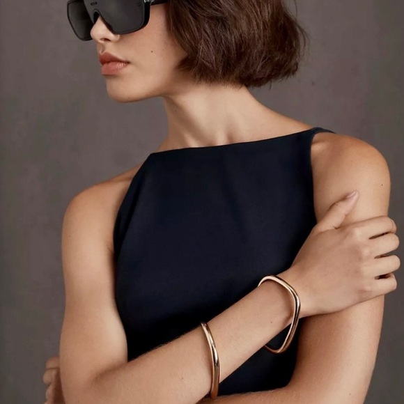 BHLDN Marta Crepe Maxi Dress in Midnight Blue - Size 10 NWOT - Picture 2 of 6